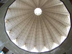 Inside of the dome of the Basilica. (Lilly)